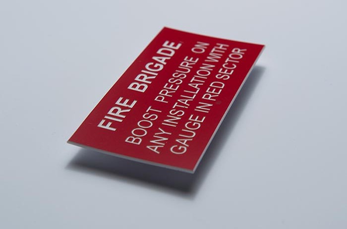 Engraved Plastic Label